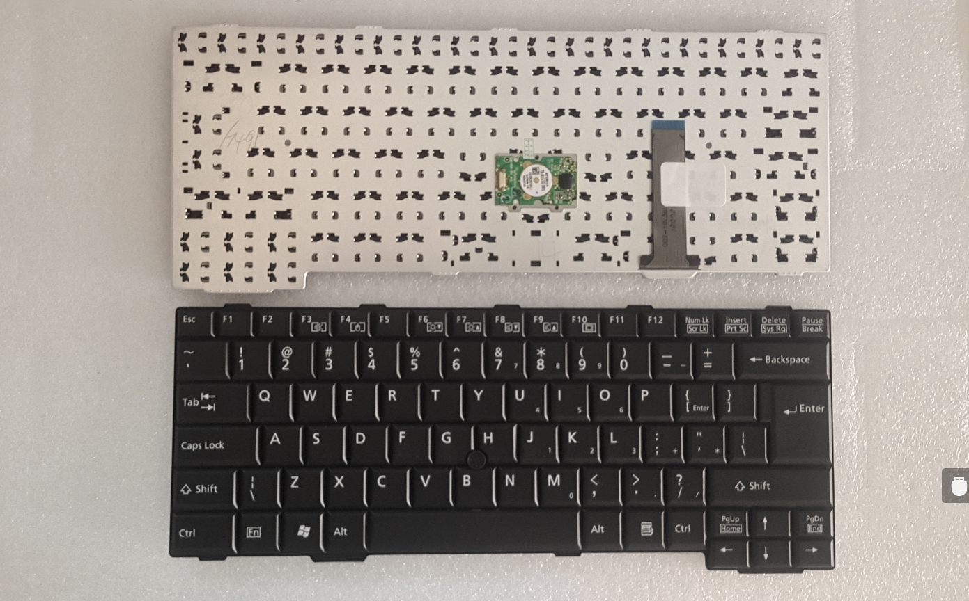Picture of New Replacement Laptop Keyboard For FJU SH560/E741/SH761 BLACK With Point (OEM) UI Layout